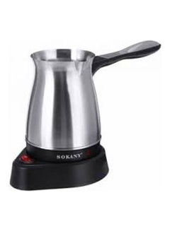 sokany 500ml Turkish Electric Coffee Maker Boiled Milk Espresso Pot 220V 0.5 L 50 W SK-214 Silver  - Image 1
