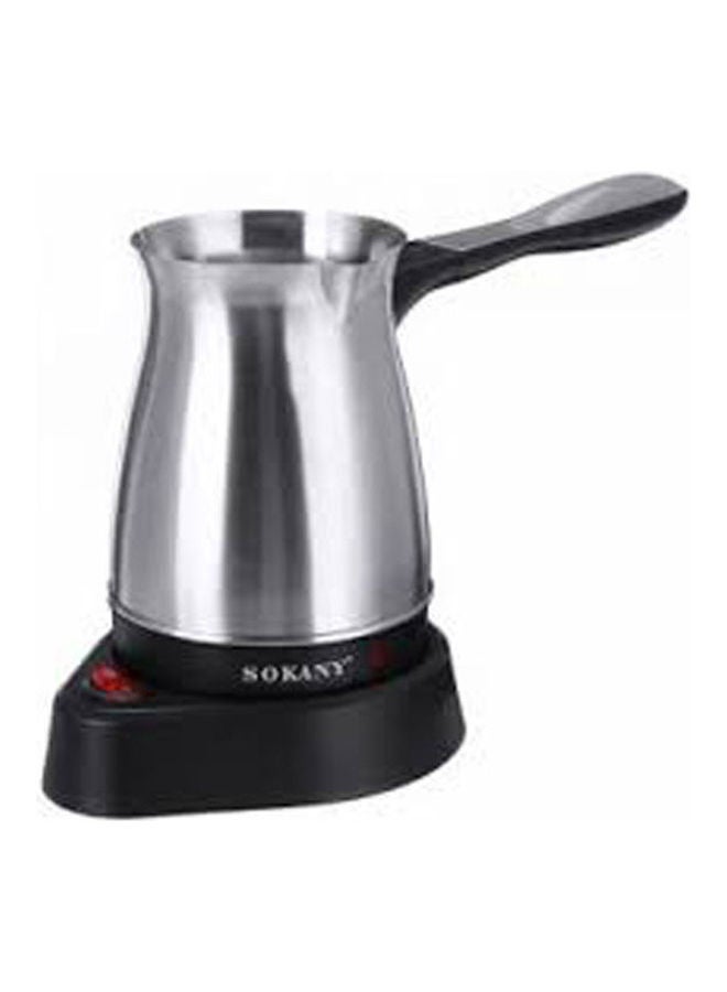 sokany 500ml Turkish Electric Coffee Maker Boiled Milk Espresso Pot 220V 0.5 L 50 W SK-214 Silver  - Image 1