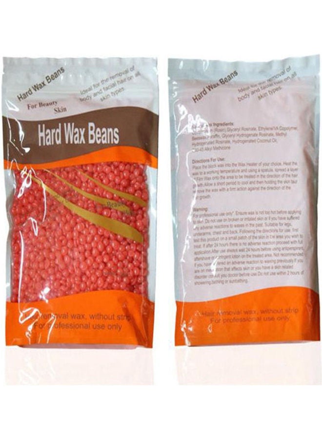 Depilatory Pearl Hard Wax Beans Hot Film Wax Bead For Hair Removal Waxing Pink 300grams