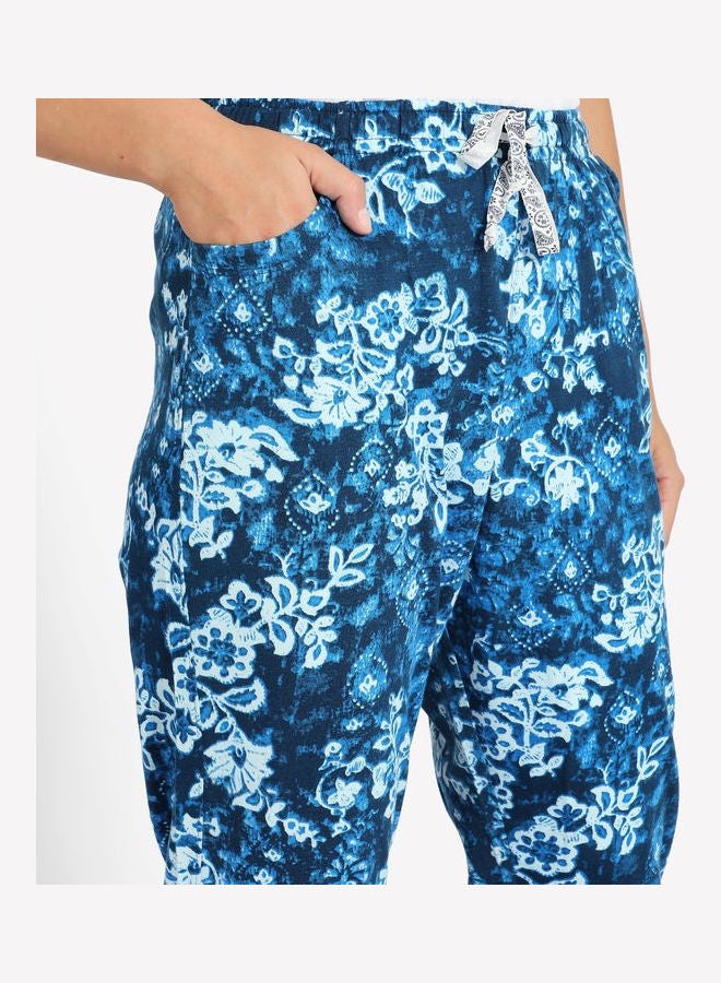 Miss Penny - Mid-Rise Casual Pyjama Navy Blue - Image 1