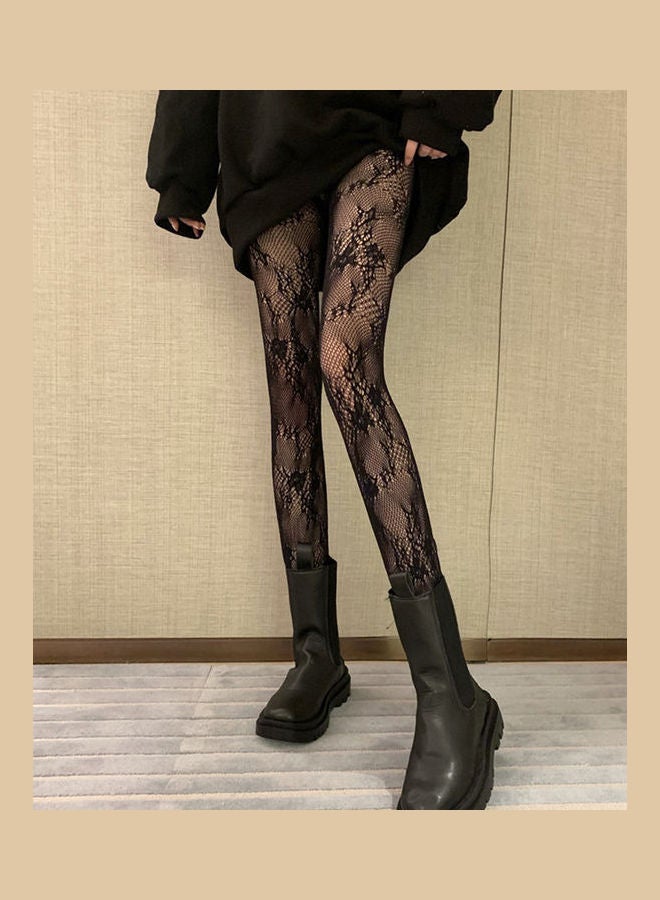 جوي شيك زوج من الجوارب الطويلة المزخرفة بالزهور - Image 1