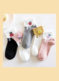 Joychic Pack Of 5 Pairs Of Printed Socks Multicolour  - Image 3