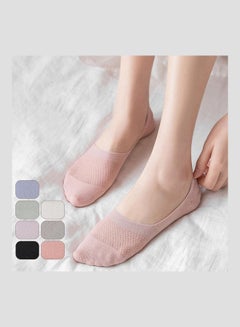 Joychic Pack Of 7 Pairs Of Low Cut Socks Multicolour  - Image 5