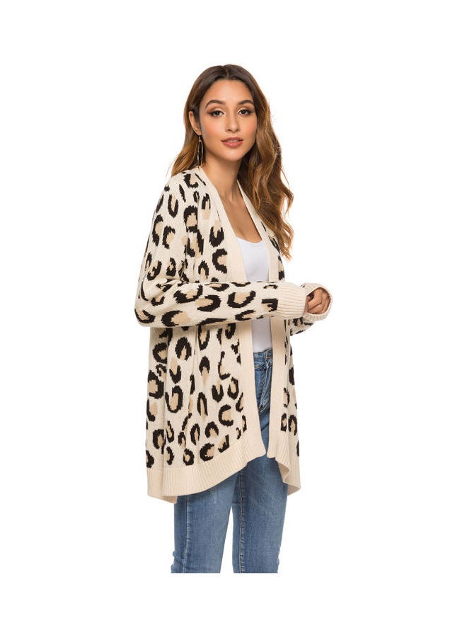 Joychic Leopard Printed Cardigan Multicolour  - Image 2