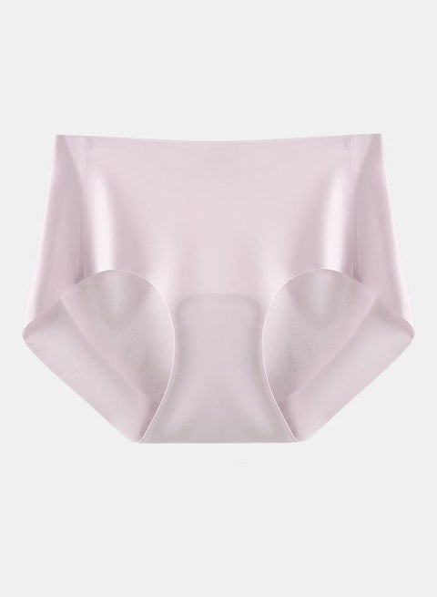 Solid Pattern Skin-Friendly Elastic Briefs Purple