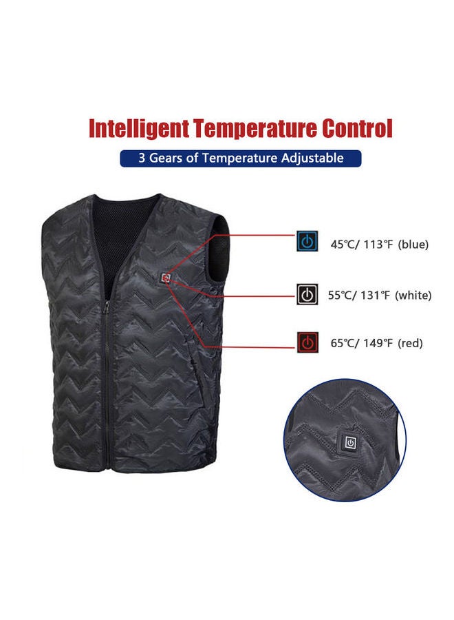 Generic - Electric Vest Temperature Control Heating Black - Image 1