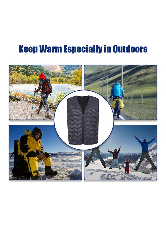 Generic - Electric Vest Temperature Control Heating Black - Image 1