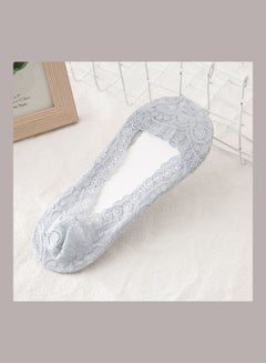 Joychic Pack Of 5 Pairs Of Lace Low Cut Socks Multicolour  - Image 4