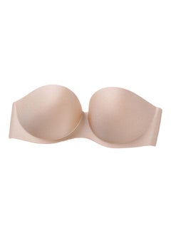 Antislip Strapless Invisible Bra Beige
