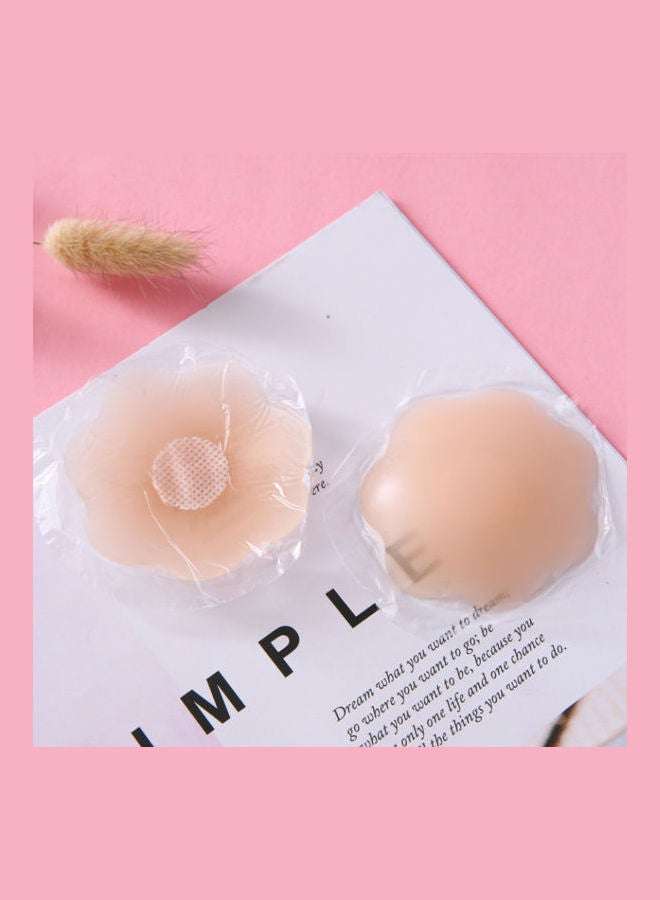 جوي شيك حمالة صدر من جل السيليكا بدون حمالات بيج - Image 4