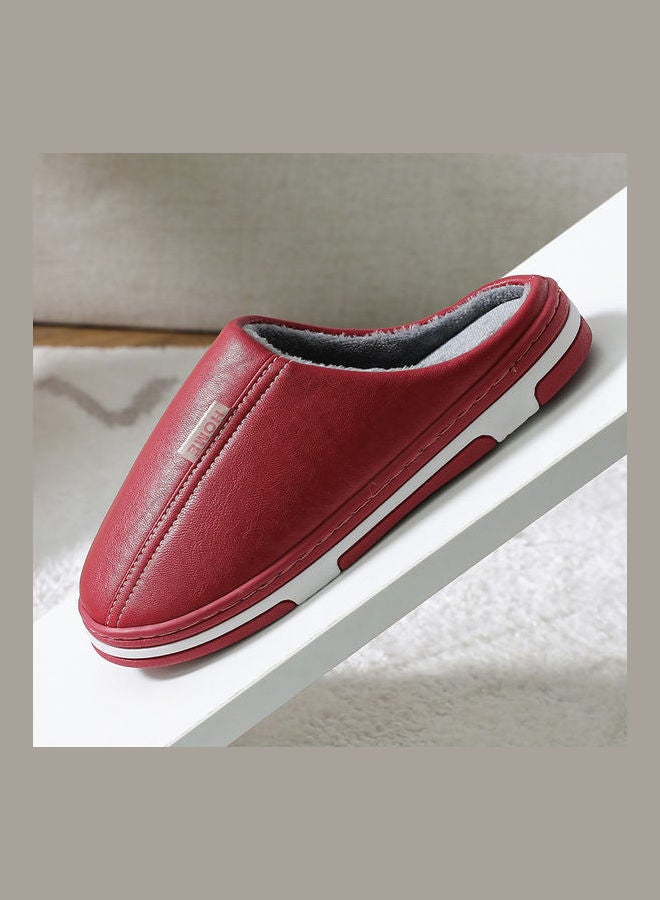 Joychic - Anti-Skid Bedroom Slippers Red - Image 1