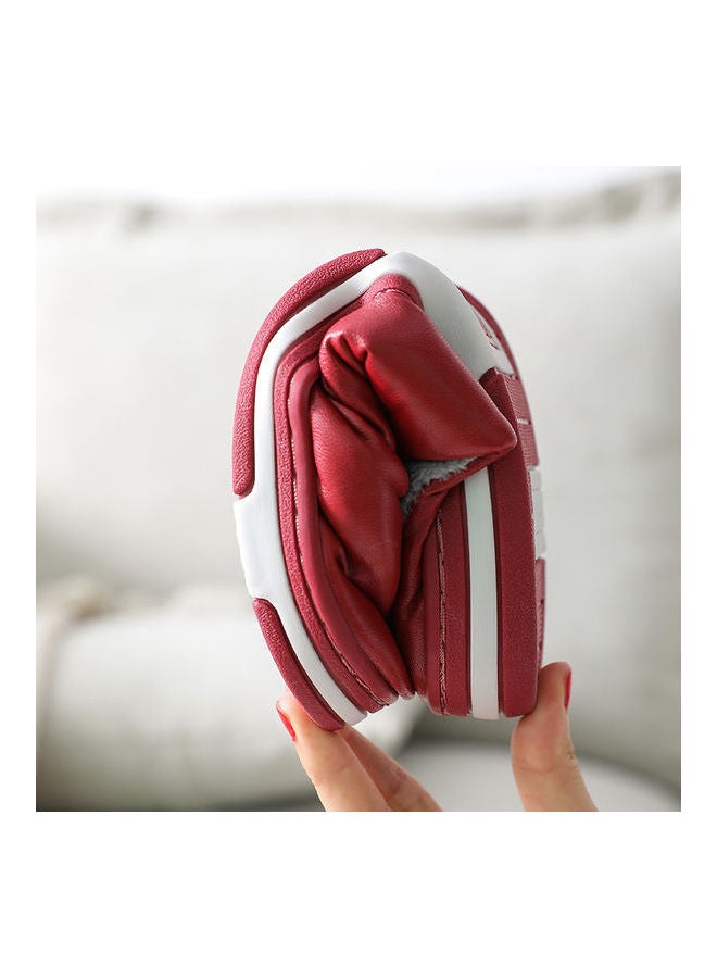 Joychic - Anti-Skid Bedroom Slippers Red - Image 1