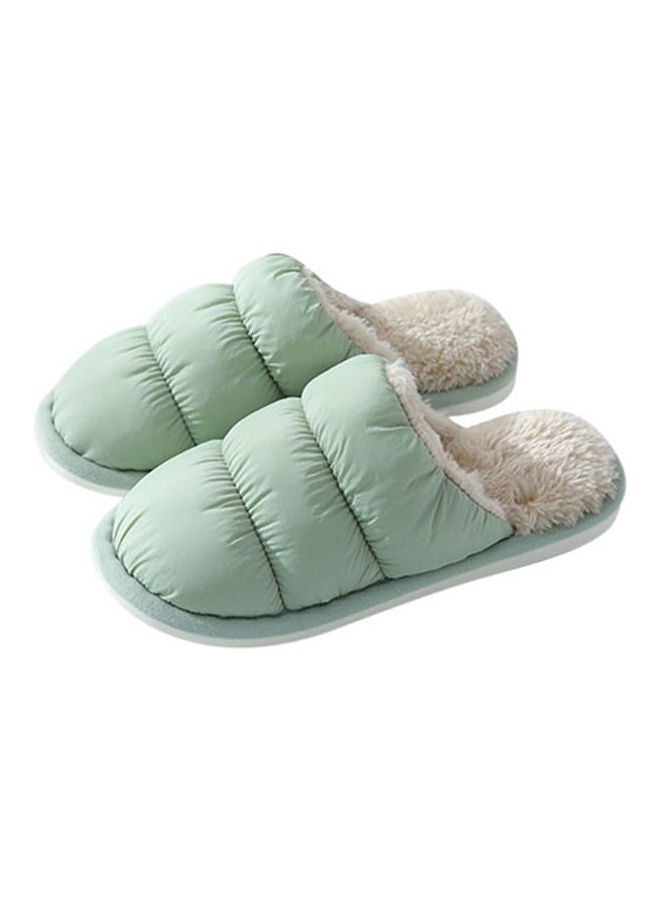 Cotton Bedroom Slippers Green - v1626288618/N49023187V_1