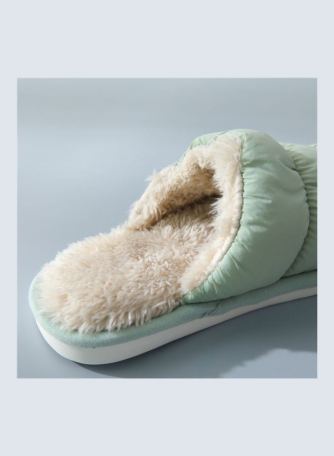 Cotton Bedroom Slippers Green - v1626288618/N49023187V_5