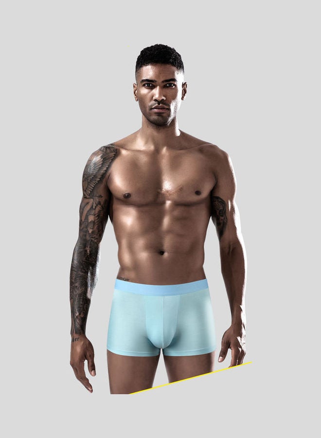 Joychic - Comfortable Mid-Rise Boxers Blue - Image 1