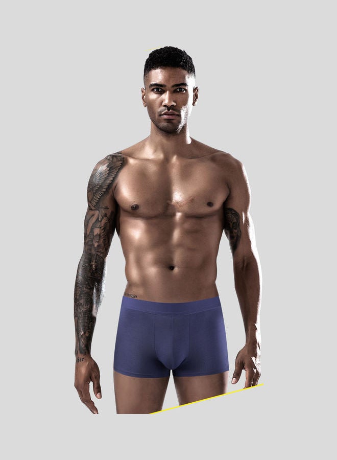 جوي شيك سراويل داخلية مريحة بخصر متوسط الارتفاع أزرق كحلي - Image 4