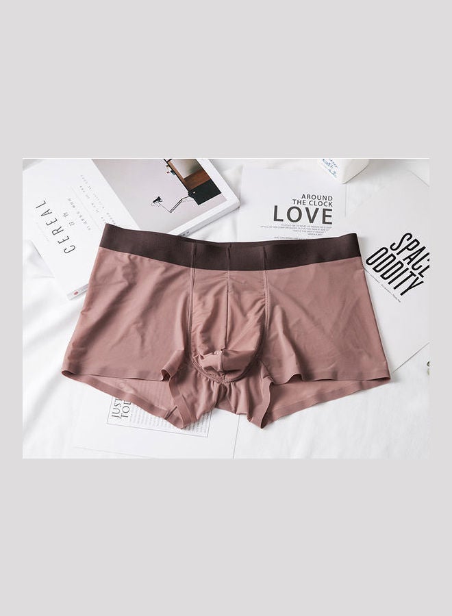 Joychic - Comfortable Mid-Rise Boxers Brown - Image 1