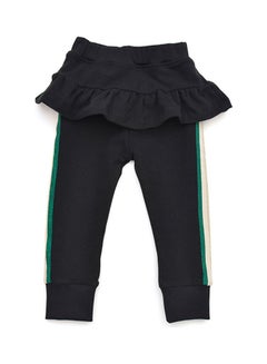 Generic Comfortable Stripes Joggers Black  - Image 1