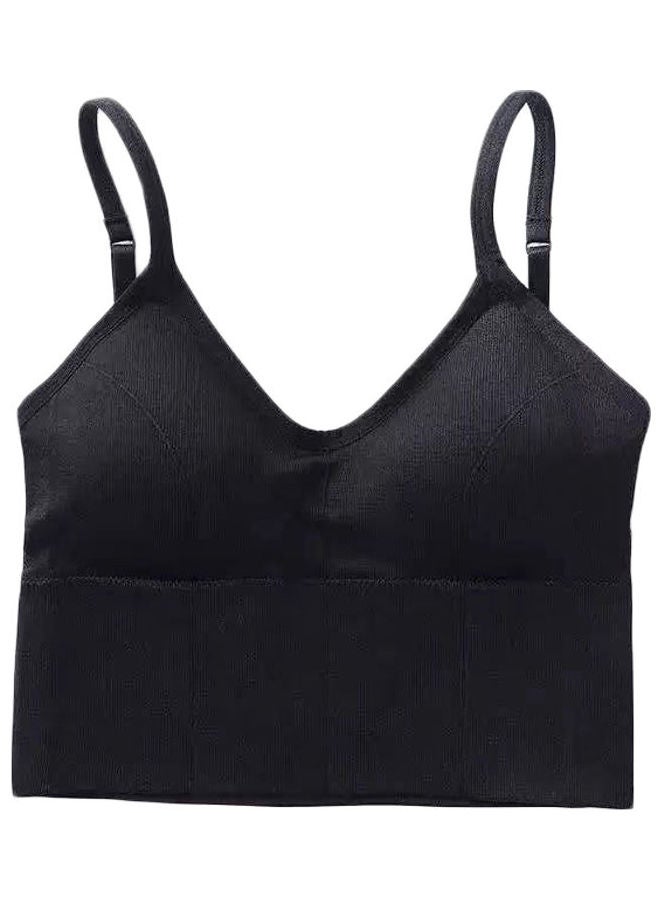 Joychic Backless Strap Vest Black  - Image 1