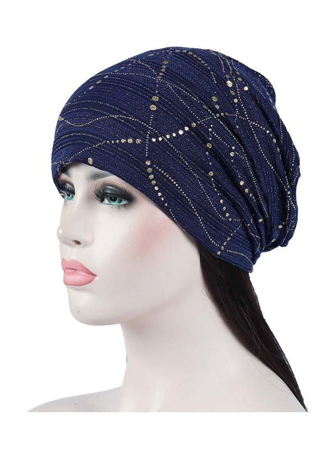 جوي شيك توربان مسامي من الترتر جيد التهوية أزرق كحلي - Image 1