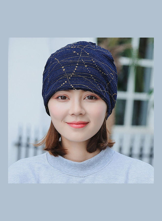 جوي شيك توربان مسامي من الترتر جيد التهوية أزرق كحلي - Image 2