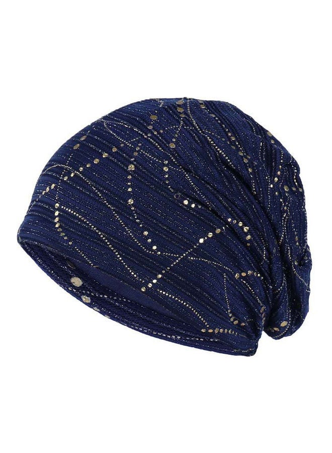 جوي شيك توربان مسامي من الترتر جيد التهوية أزرق كحلي - Image 5