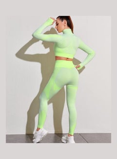Joychic 2-Piece Sportswear Set Green  - Image 4