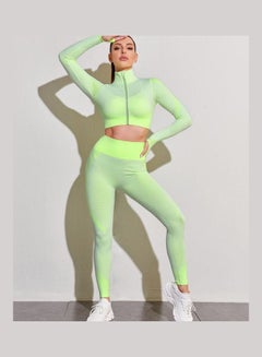 Joychic 2-Piece Sportswear Set Green  - Image 1