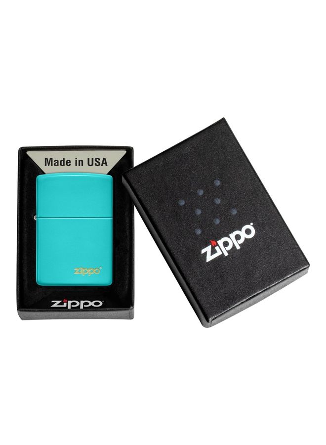 Flat Turquoise Lasered Genuine Lighter