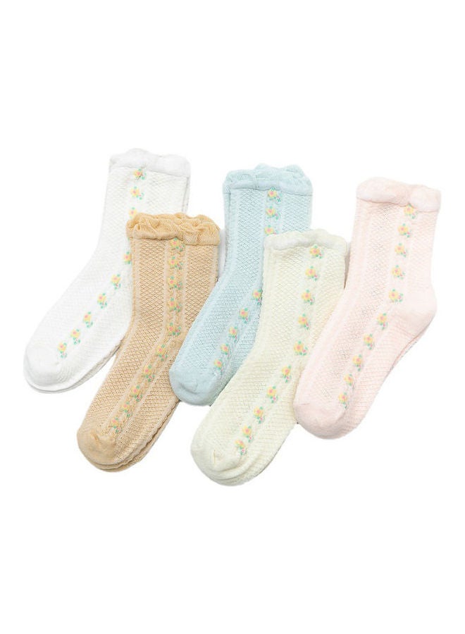 جوي شيك مجموعة جوارب مكونة من 5 أزواج متعددة الألوان - Image 1