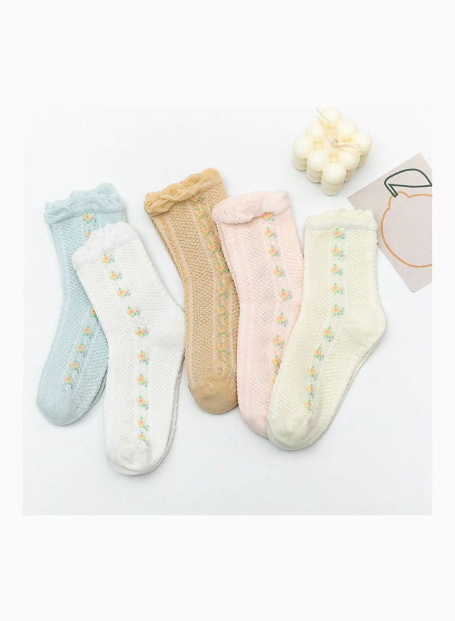 جوي شيك مجموعة جوارب مكونة من 5 أزواج متعددة الألوان - Image 2
