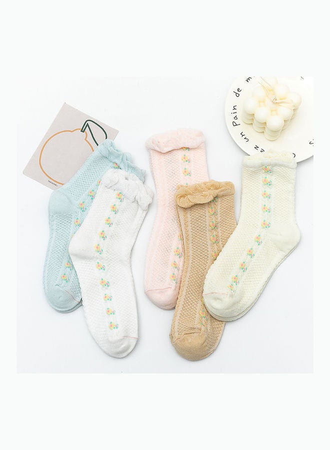 جوي شيك مجموعة جوارب مكونة من 5 أزواج متعددة الألوان - Image 3