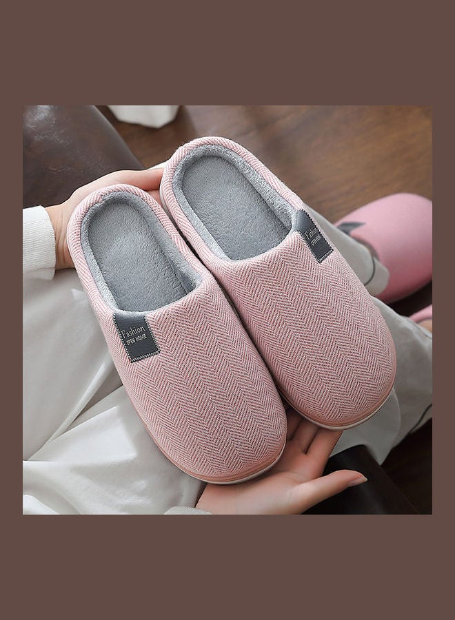 Joychic - Cotton Bedroom Slippers Pink - Image 1