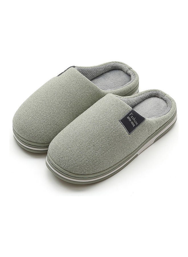 Joychic Cotton Bedroom Slippers Green  - Image 1
