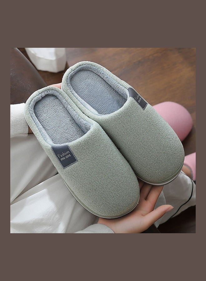 Joychic Cotton Bedroom Slippers Green  - Image 2