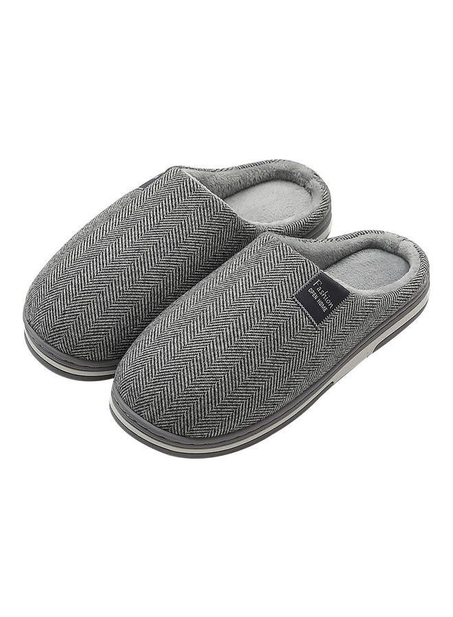 Cotton Bedroom Slippers Grey - v1626292001/N49023248V_1