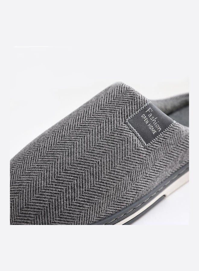 Joychic Cotton Bedroom Slippers Grey  - Image 4