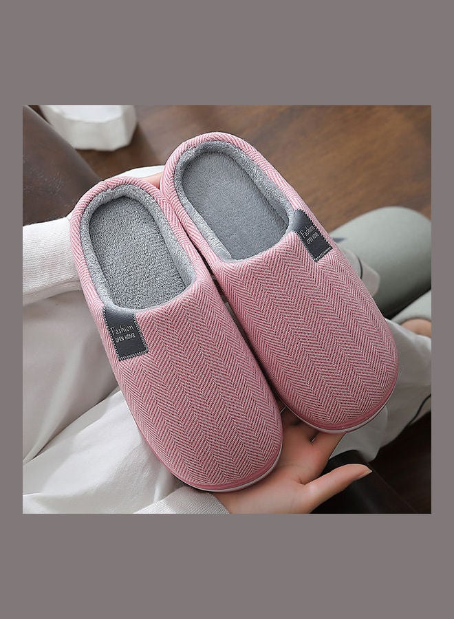 Joychic - Cotton Bedroom Slippers Red - Image 1