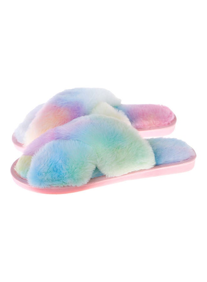 Cross Designed Bedroom Slippers Multicolour - v1626292392/N49023130V_1