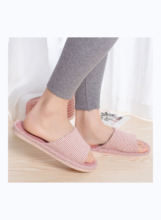 Striped Bedroom Slippers Pink - v1626293321/N49023098V_4