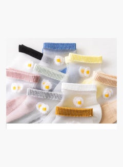 Joychic Pack Of 10 Pairs Of Ankle Socks Multicolour  - Image 2
