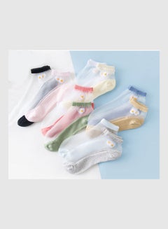 Joychic Pack Of 10 Pairs Of Ankle Socks Multicolour  - Image 3