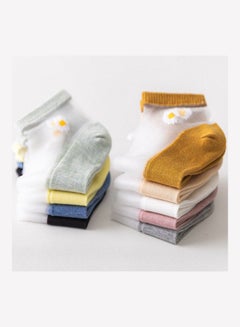 Joychic Pack Of 10 Pairs Of Ankle Socks Multicolour  - Image 4