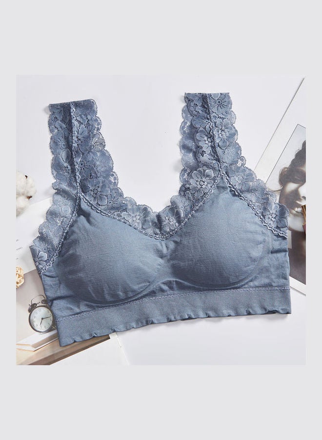 جوي شيك حمالة صدر براليت مبطنة لطيفة على البشرة من دون خياطة أزرق - Image 3