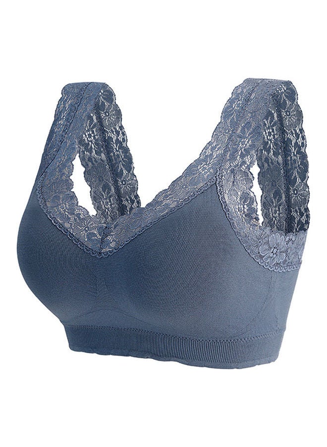 جوي شيك حمالة صدر براليت مبطنة لطيفة على البشرة من دون خياطة أزرق - Image 4