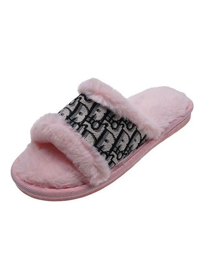 Joychic Printed Bedroom Slippers Pink  - Image 1