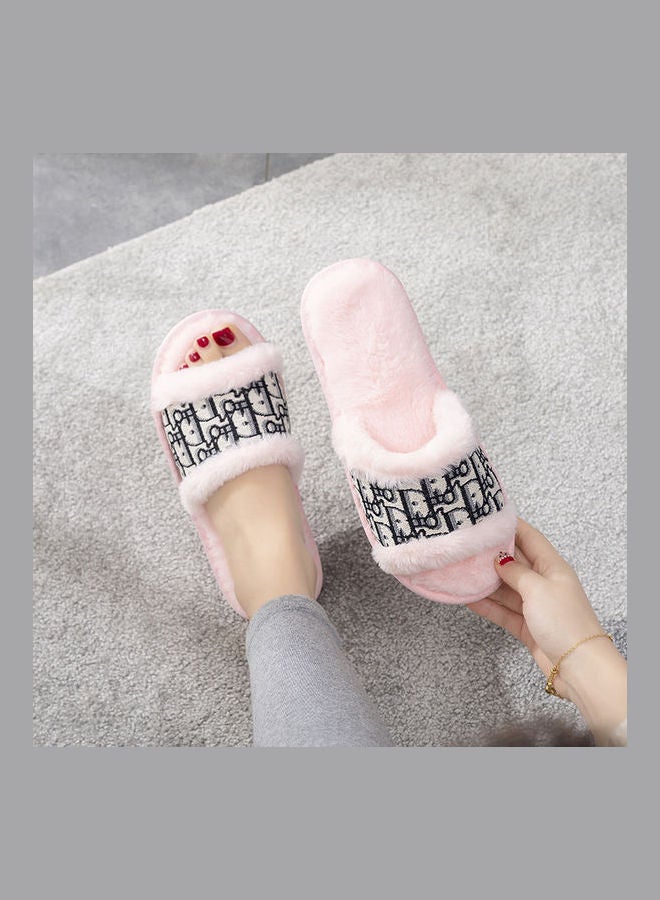 Joychic Printed Bedroom Slippers Pink  - Image 2