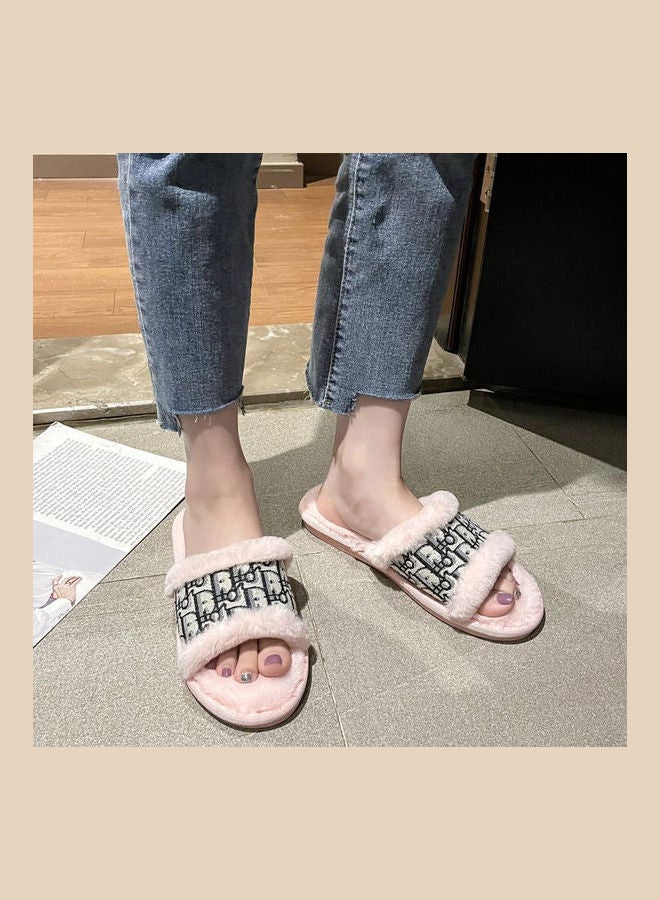 Joychic Printed Bedroom Slippers Pink  - Image 3