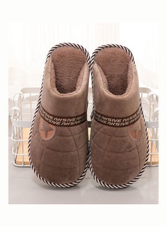 Joychic Star Designed Anti-Skid Bedroom Slippers Brown  - Image 4