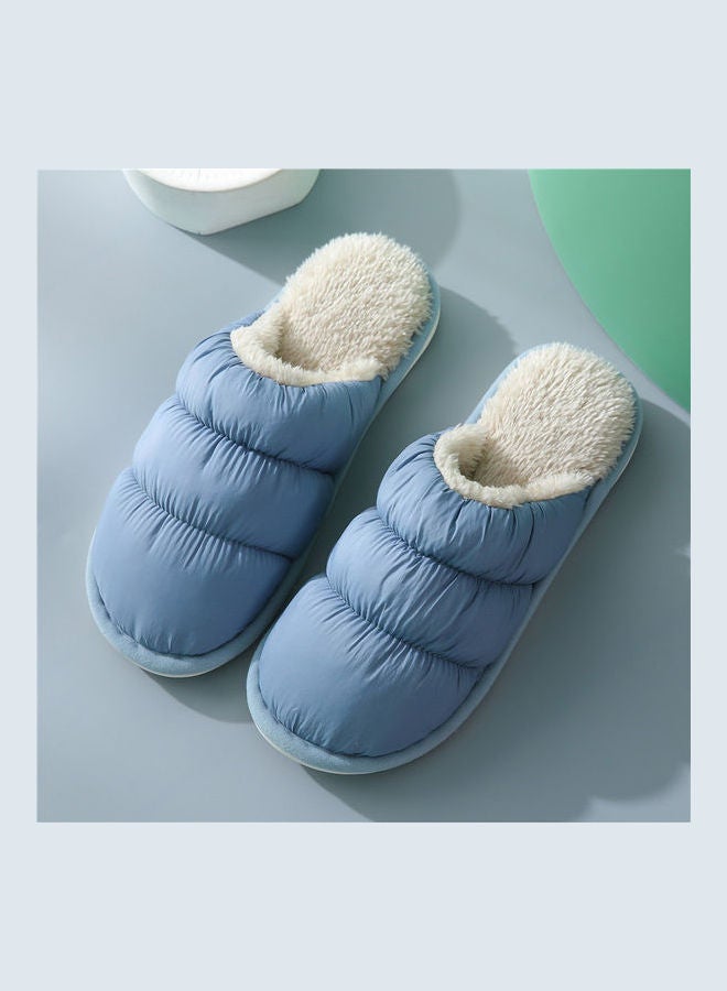 Joychic Cotton Bedroom Slippers Blue  - Image 2